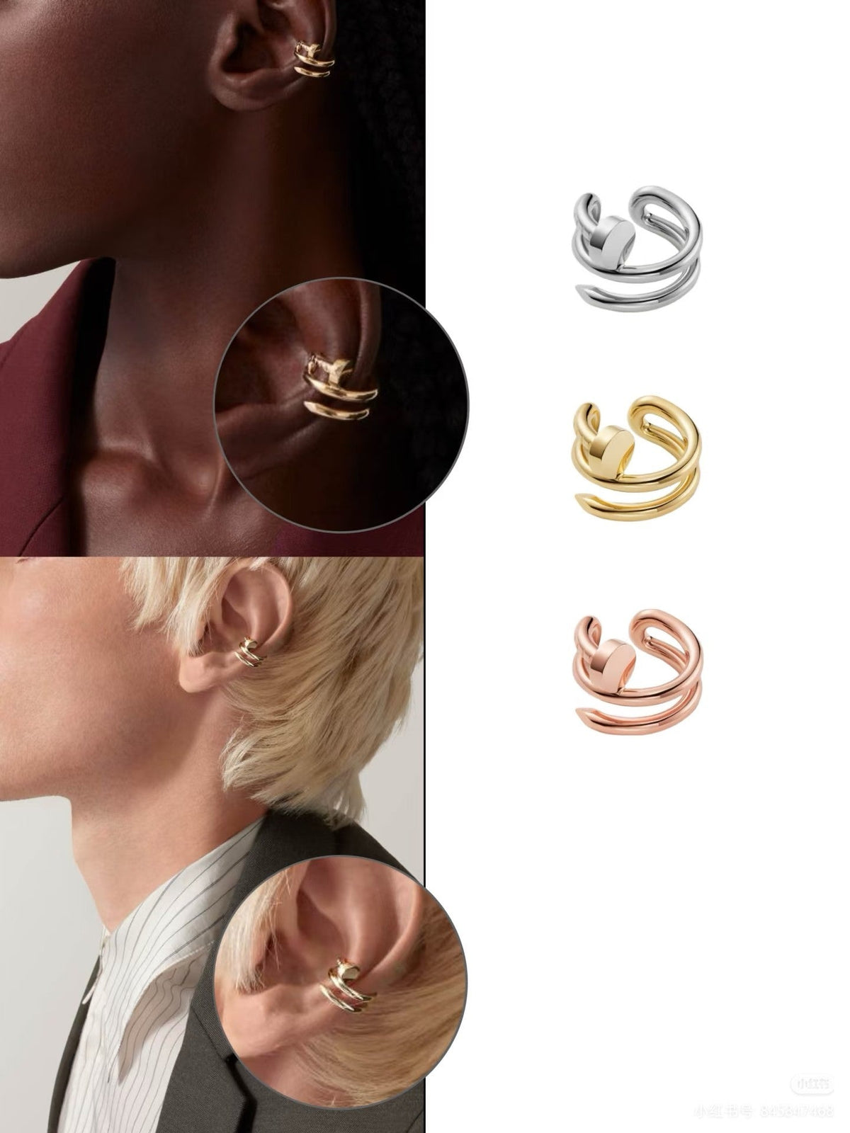 [⭐Clover Jewelry]Single-ear clip