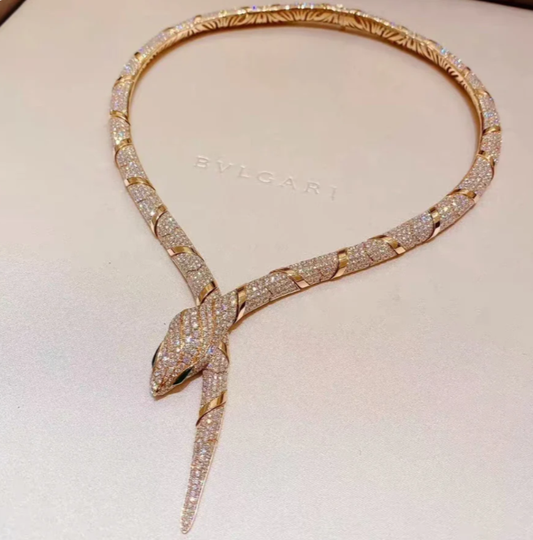 [⭐Clover Jewelry]HAUTE COUTURE GOLD SERPENTI NECKLACE
