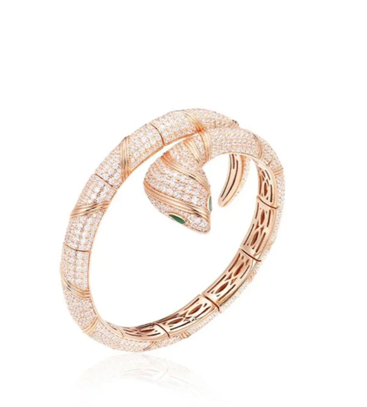 [⭐Clover Jewelry]HAUTE COUTURE GOLD SERPENTI BRACELET