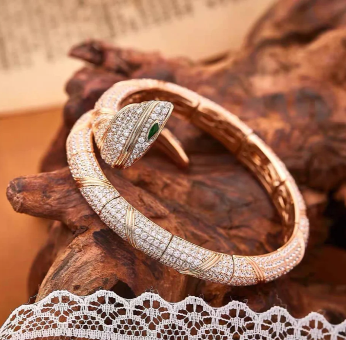 [⭐Clover Jewelry]HAUTE COUTURE GOLD SERPENTI BRACELET
