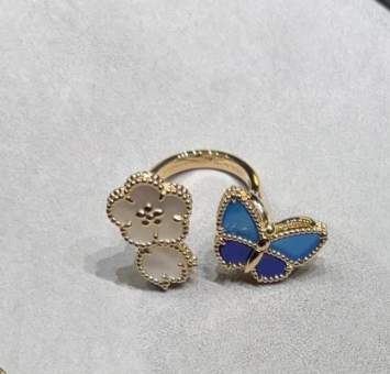 [⭐Clover Jewelry]2026 NEW TWIN BUTTERFLY LUCKY RING
