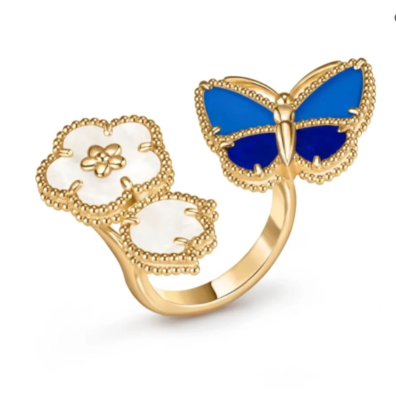[⭐Clover Jewelry]2026 NEW TWIN BUTTERFLY LUCKY RING
