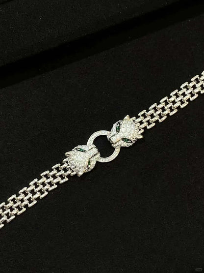 [⭐Clover Jewelry] DOUBLE PANTHER BRACELET