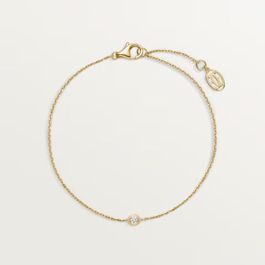 [⭐Clover Jewelry]DAMOUR BRACELET 1 DIAMOND