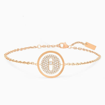 [⭐Clover Jewelry]Demo MOVE DIAMOND PAVED BRACELET