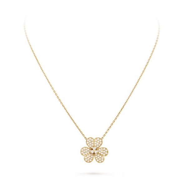 [⭐Clover Jewelry]FLOWER DIAMOND NECKLACE