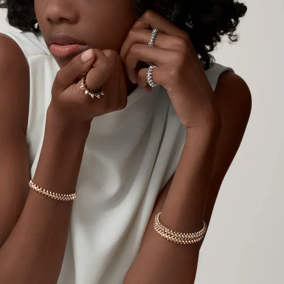 [⭐Clover Jewelry]CLASH  BRACELET 8MM DIAMONDS