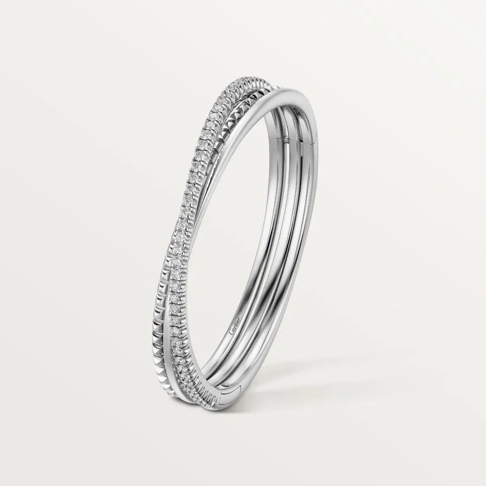 [⭐Clover Jewelry]ETINCELLE HALF-PAVED DIAMOND BRACELET