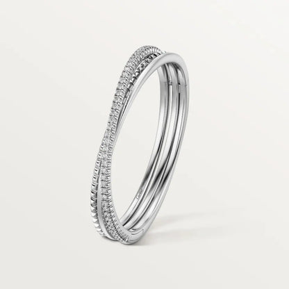 [⭐Clover Jewelry]ETINCELLE HALF-PAVED DIAMOND BRACELET