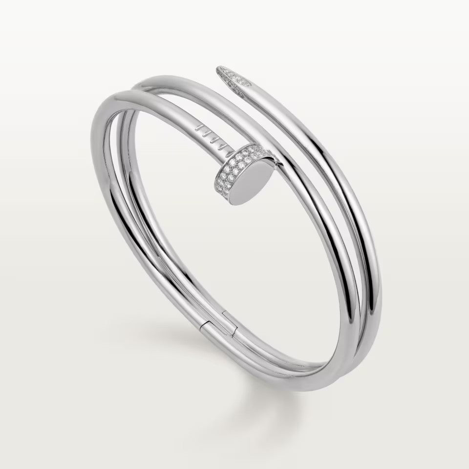 [⭐Clover Jewelry]JUSTE BRACELET 3.5MM DOUBLE ROW DIAMOND