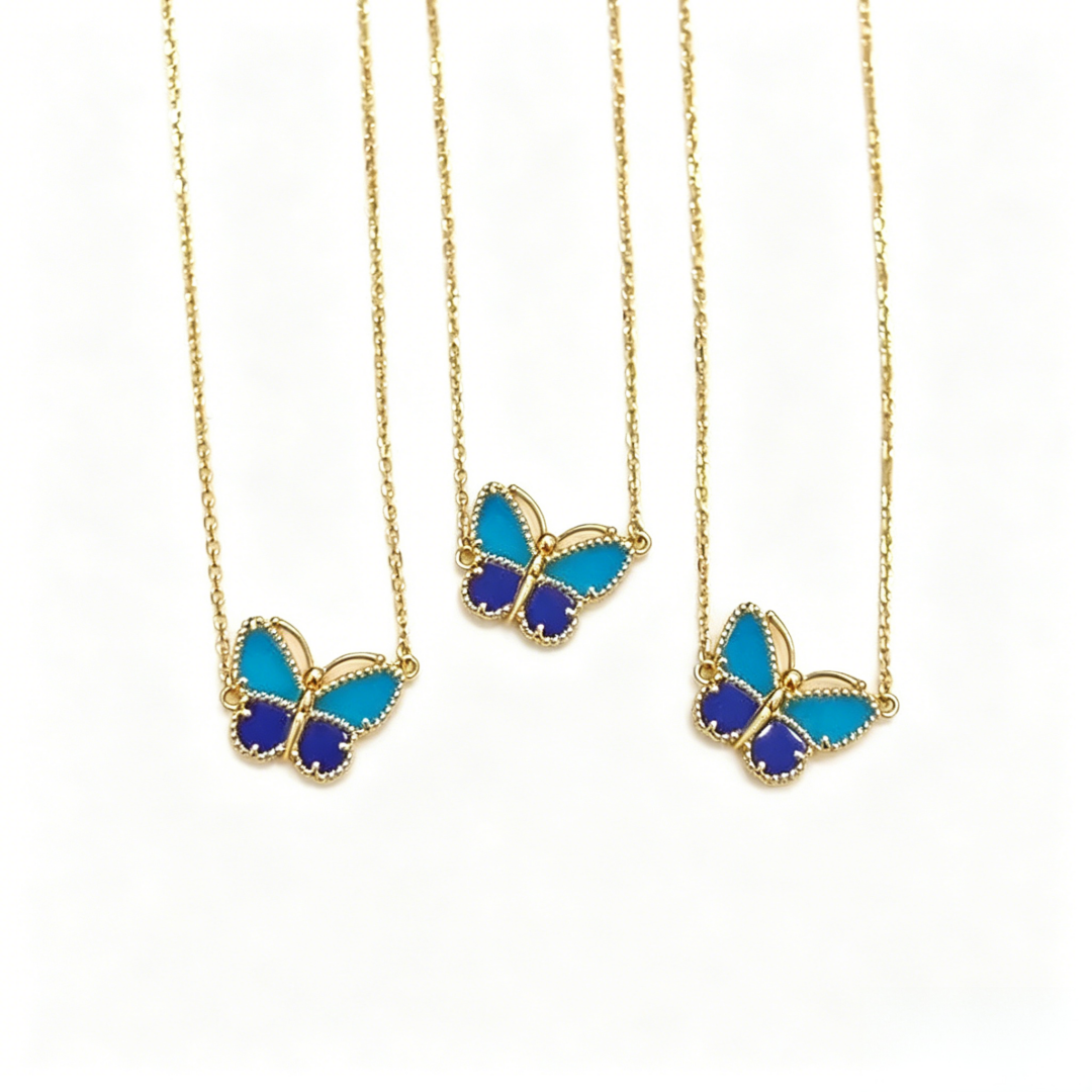 [⭐Clover Jewelry]  2026 NEW LUCKY BUTTERFLY 1 MOTIFS NECKLACE