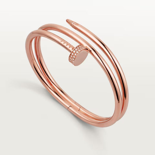 [⭐Clover Jewelry]JUSTE BRACELET 3.5MM DOUBLE ROW DIAMOND