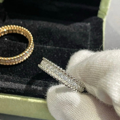 [⭐Clover Jewelry]PERLEE DIAMOND SILVER RING