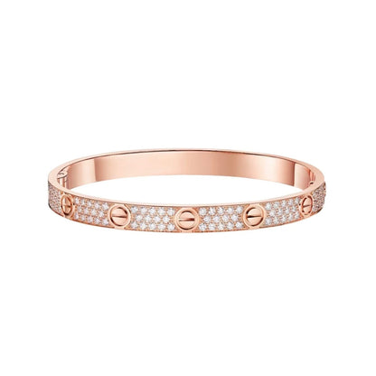 [⭐Clover Jewelry]LOVE BRACELET 6.1MM DIAMOND-PAVED