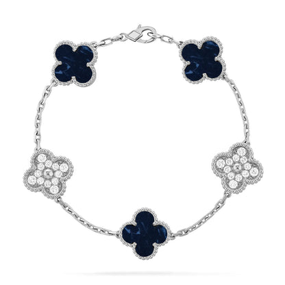[⭐Clover Jewelry]CLOVER 5 MOTIF PIETERSITE BRACELET COLLECTION