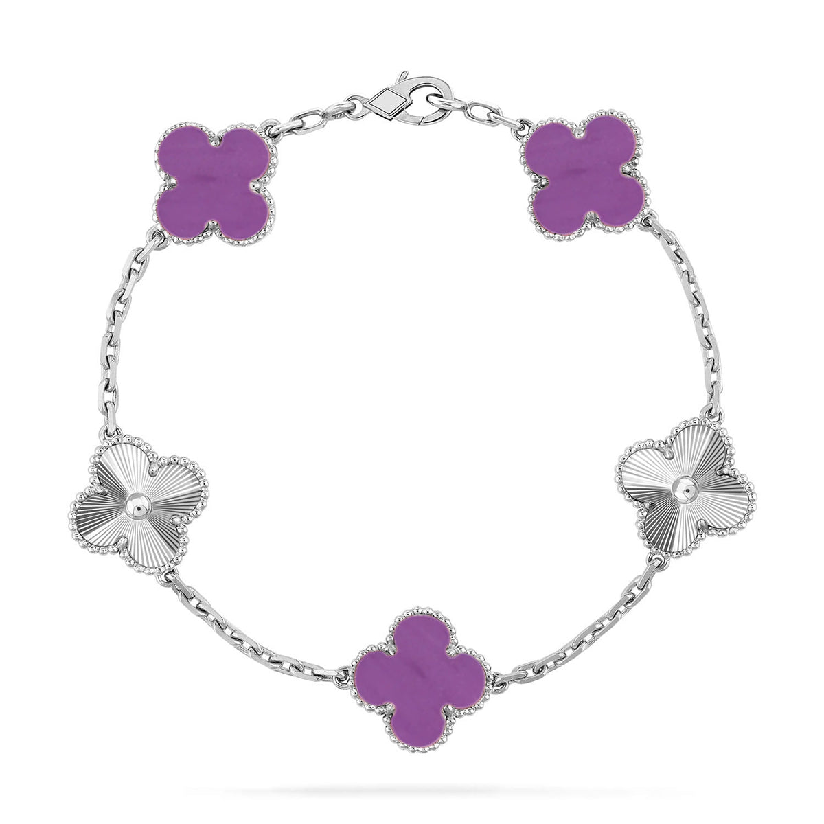 [⭐Clover Jewelry] CLOVER 5 MOTIF VIOLET BRACELET COLLECTION