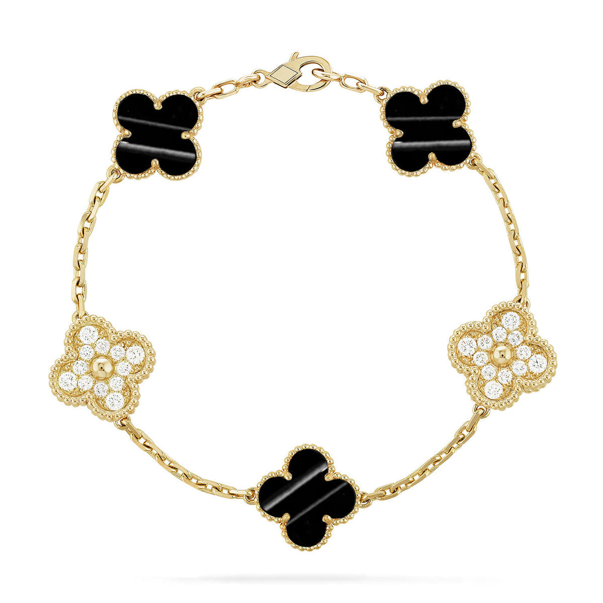 [⭐Clover Jewelry] CLOVER 5 MOTIF PULSAR STONE BRACELET COLLECTION
