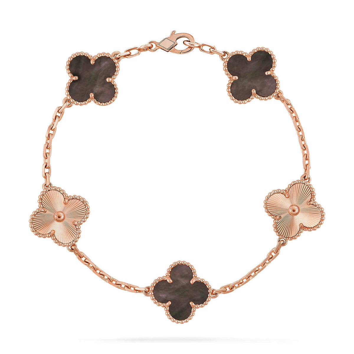 [⭐Clover Jewelry] CLOVER 5 MOTIF GRAY MOP BRACELET COLLECTION