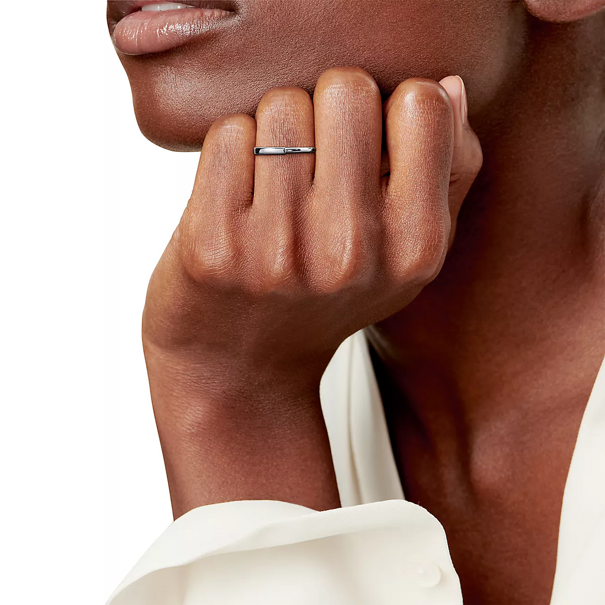 [Clover Jewelry]LOCK RING SILVER