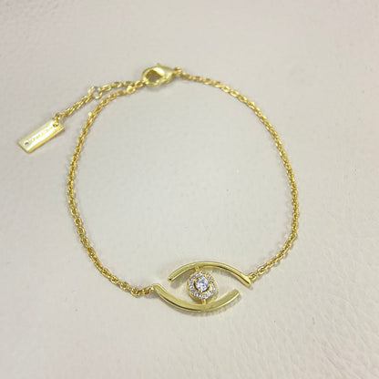[⭐Clover Jewelry]Demo Eye Pave-Set Diamond Bracelet