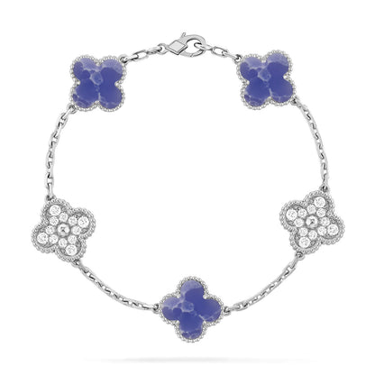 [⭐Clover Jewelry]CLOVER 5 MOTIF BLUE VEINS BRACELET COLLECTION