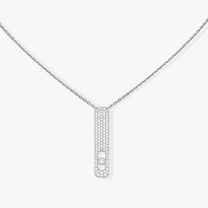 [⭐Clover Jewelry]MY FIRST DIAMOND PAVED NECKLACE