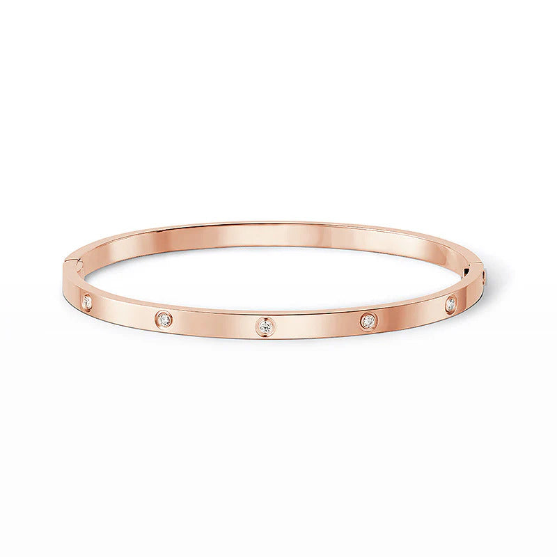 [⭐Clover Jewelry]LOVE BRACELET 3.65MM 10 DIAMONDS