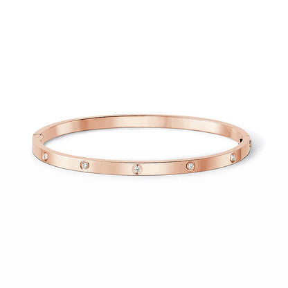 [⭐Clover Jewelry]LOVE BRACELET 3.65MM 10 DIAMONDS