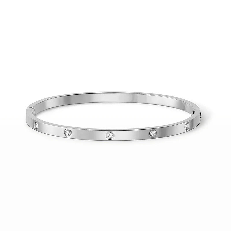 [⭐Clover Jewelry]LOVE BRACELET 3.65MM 10 DIAMONDS