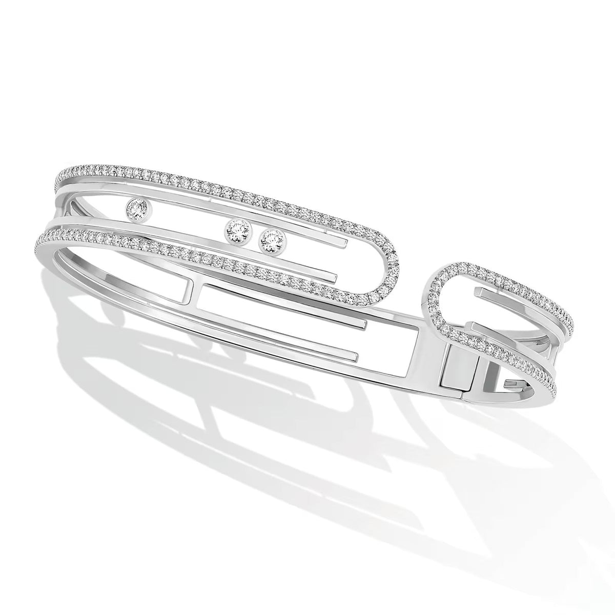 [⭐Clover Jewelry]MOVE 10TH PAVED DIAMOND BRACELET