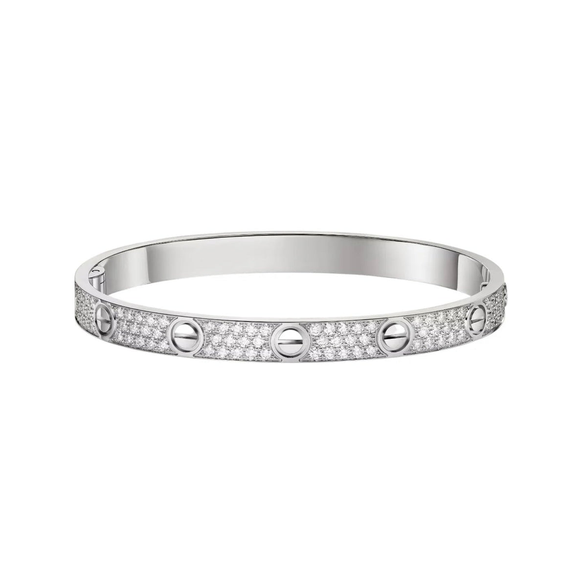 [⭐Clover Jewelry]LOVE BRACELET 6.1MM DIAMOND-PAVED