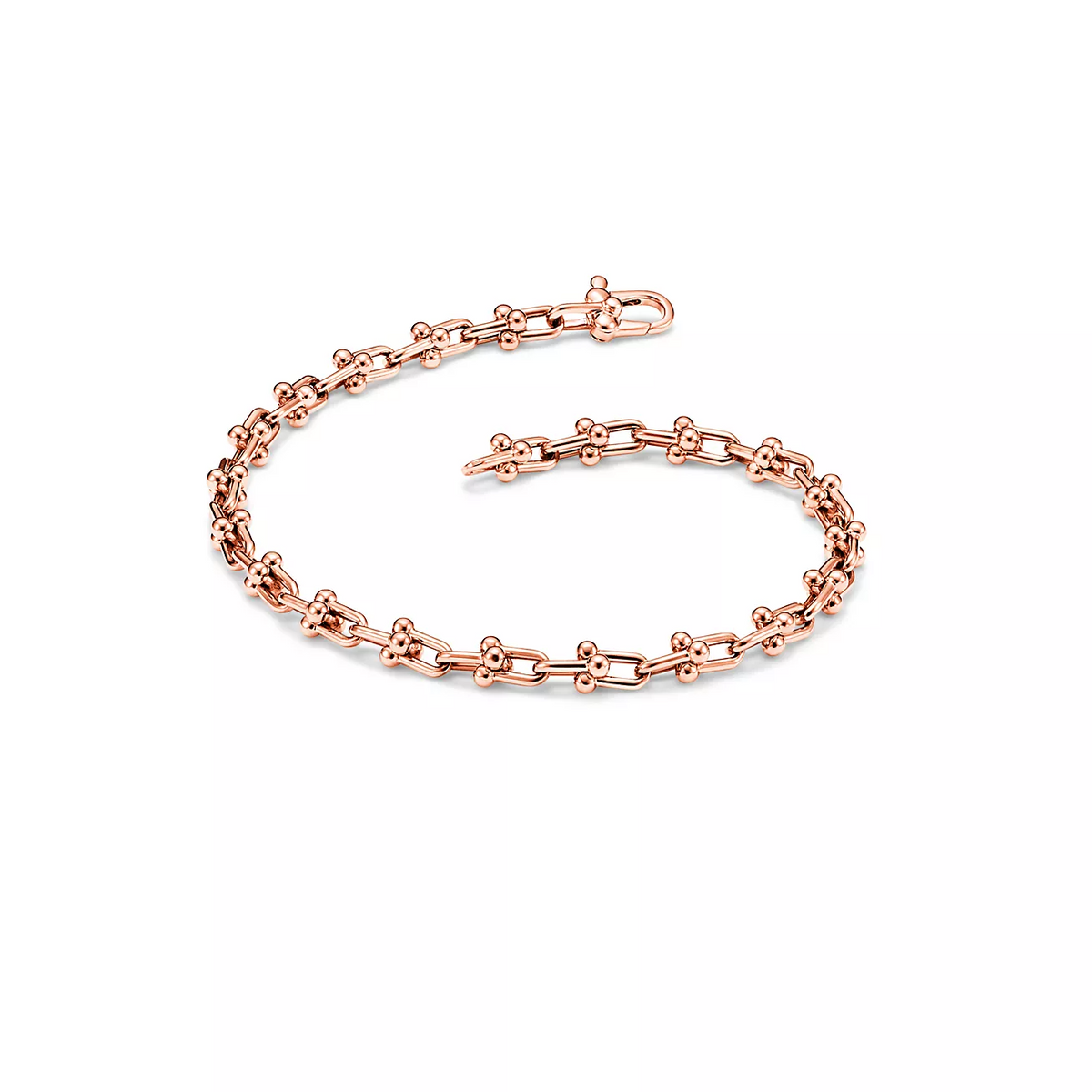 [Clover Jewelry]HARDWEAR MICRO LINK 44 MOTIF PINK GOLD BRACELET