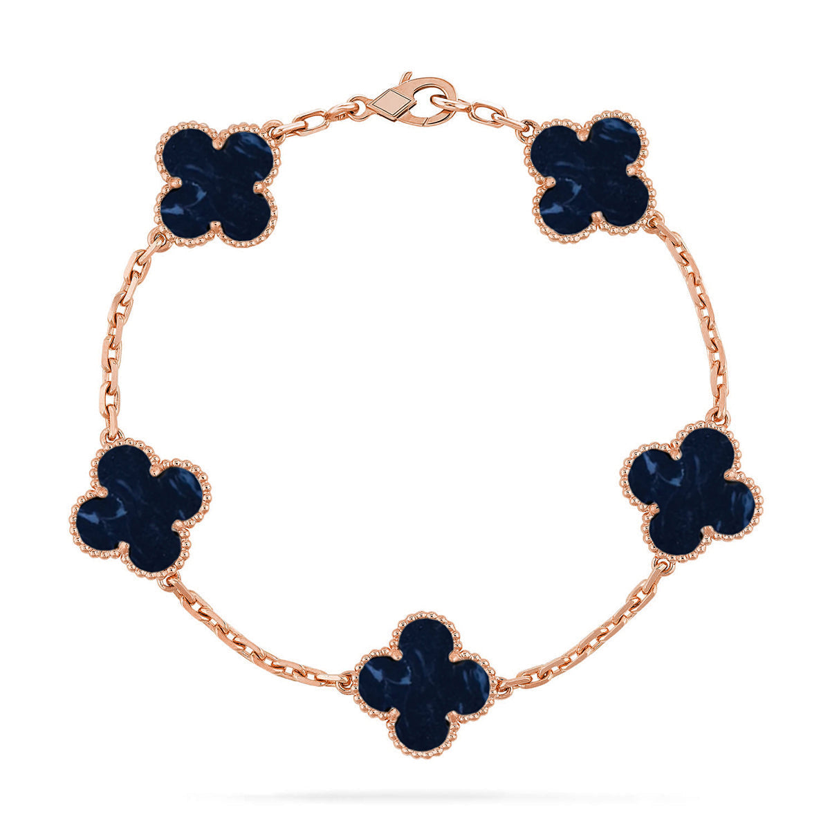 [⭐Clover Jewelry]CLOVER 5 MOTIF PIETERSITE BRACELET COLLECTION