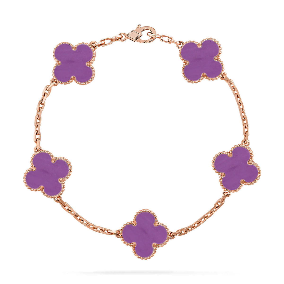[⭐Clover Jewelry] CLOVER 5 MOTIF VIOLET BRACELET COLLECTION