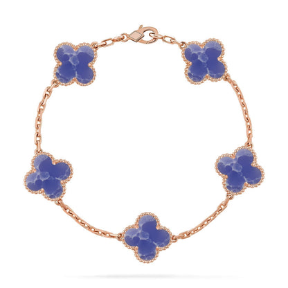[⭐Clover Jewelry]CLOVER 5 MOTIF BLUE VEINS BRACELET COLLECTION