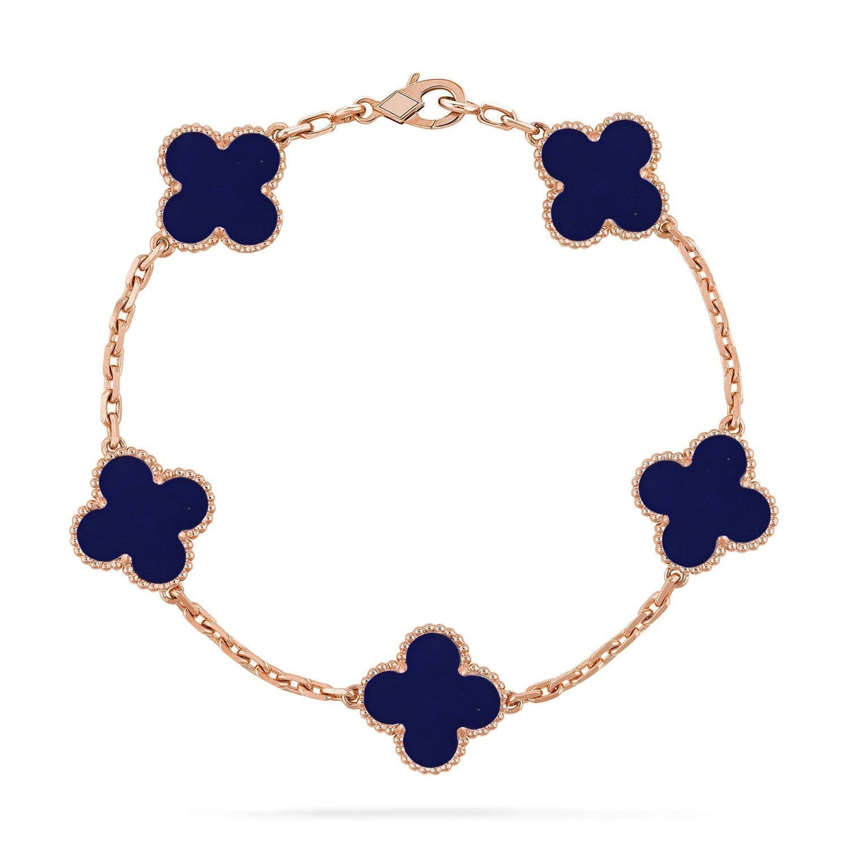 [⭐Clover Jewelry]CLOVER 5 MOTIF LAPIS LAZULI BRACELET COLLECTION