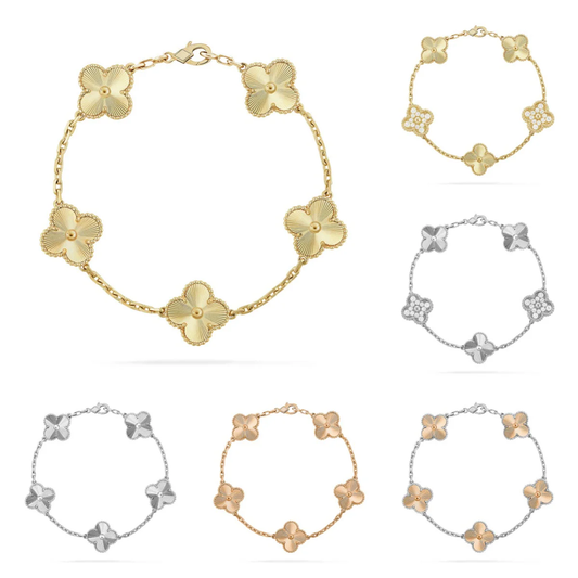 [⭐Clover Jewelry] CLOVER 5 MOTIF LASER BRACELET COLLECTION
