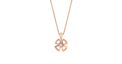 [⭐Clover Jewelry]FIOREVER NECKLACE DIAMOND CENTER