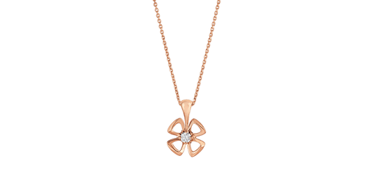 [⭐Clover Jewelry]FIOREVER NECKLACE DIAMOND CENTER
