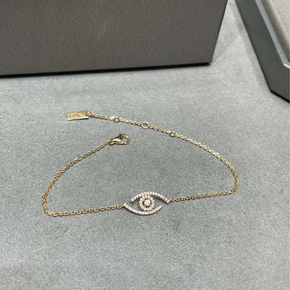 [⭐Clover Jewelry]Demo Eye Pave-Set Diamond Bracelet
