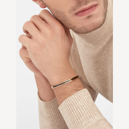 [⭐Clover Jewelry]ZERO 1 PINK GOLD WITH BLACK CERAMIC BRACELET