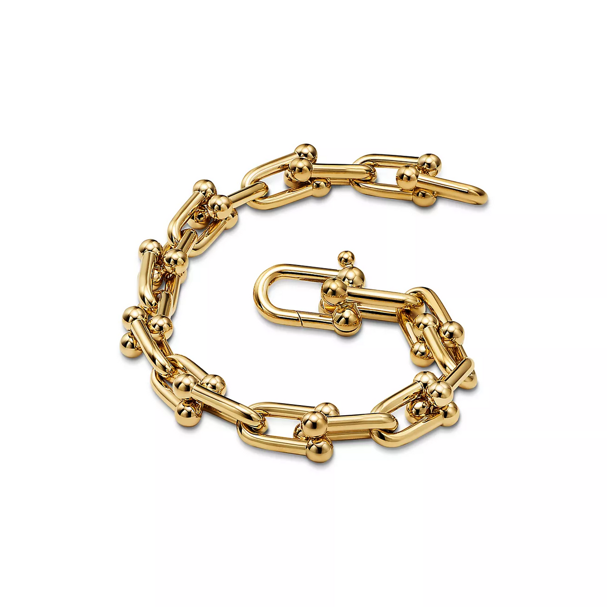[Clover Jewelry]HARDWEAR MEDIUM LINK 20 MOTIF GOLD BRACELET