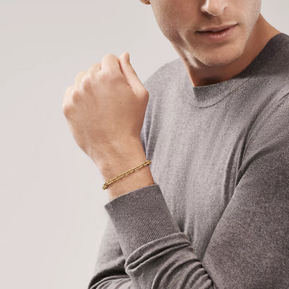 [Clover Jewelry]HARDWEAR SMALL LINK 26 MOTIF GOLD BRACELET