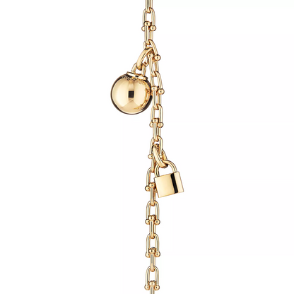 [Clover Jewelry]HARDWEAR SMALL WRAP GOLD BRACELET