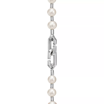 [Clover Jewelry]PEARL 7-8MM SILVER BRACELET
