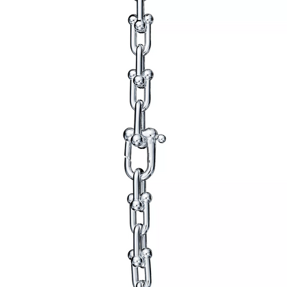 [Clover Jewelry]HARDWEAR SMALL LINK 26 MOTIF SILVER BRACELET
