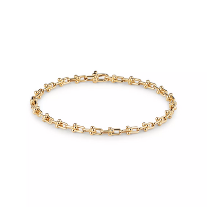 [Clover Jewelry]HARDWEAR MICRO LINK 44 MOTIF GOLD BRACELET