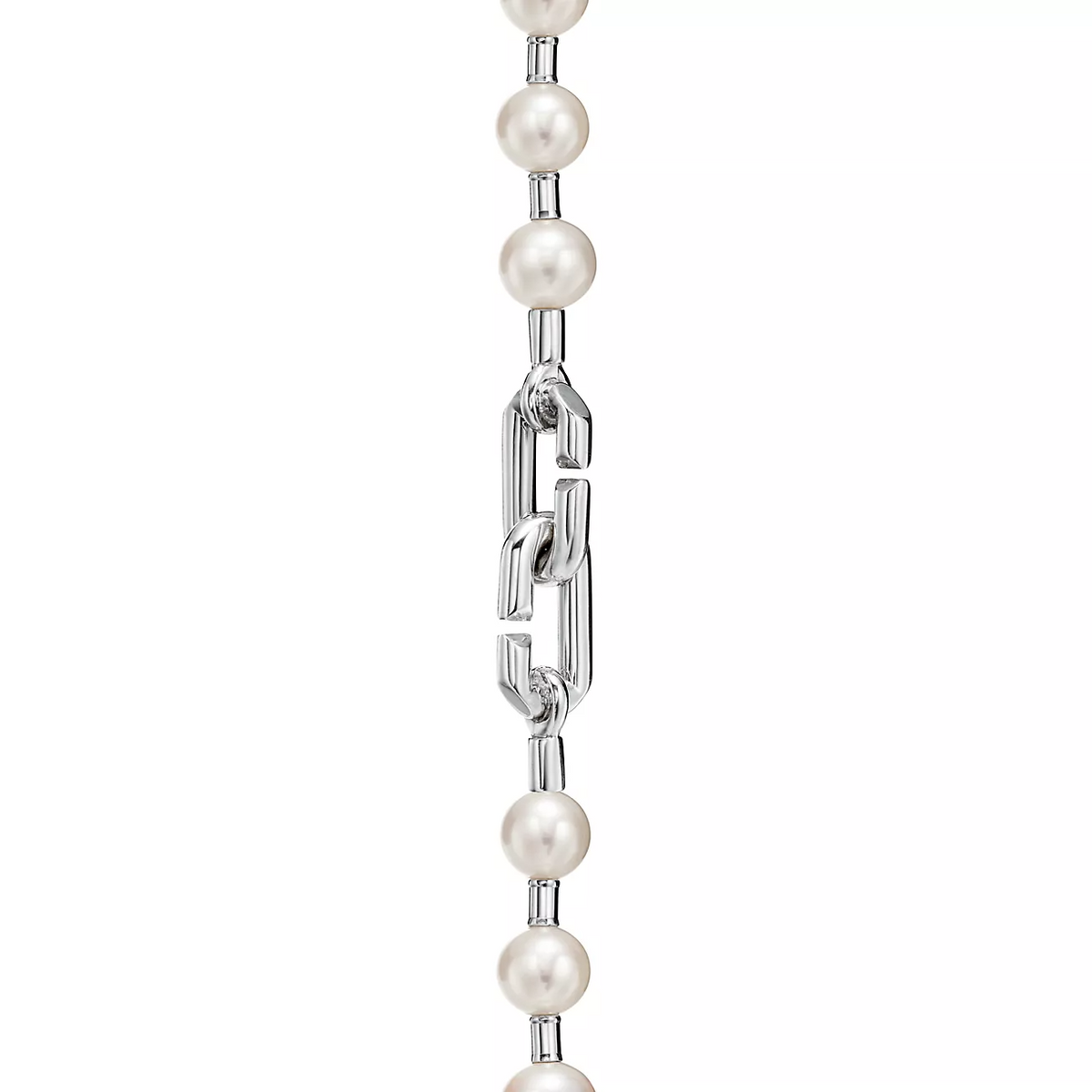 [Clover Jewelry]PEARL LOCK SILVER BRACELET