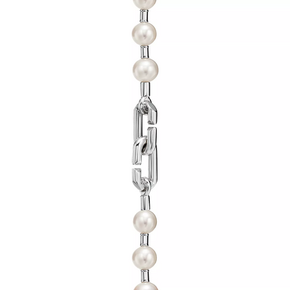 [Clover Jewelry]PEARL LOCK SILVER BRACELET