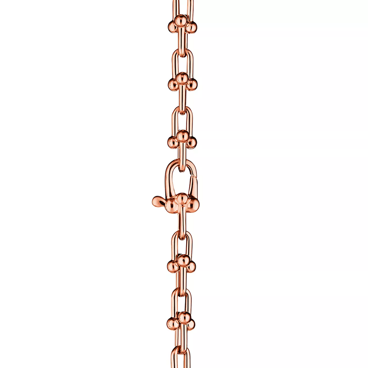 [Clover Jewelry]HARDWEAR MICRO LINK 44 MOTIF PINK GOLD BRACELET